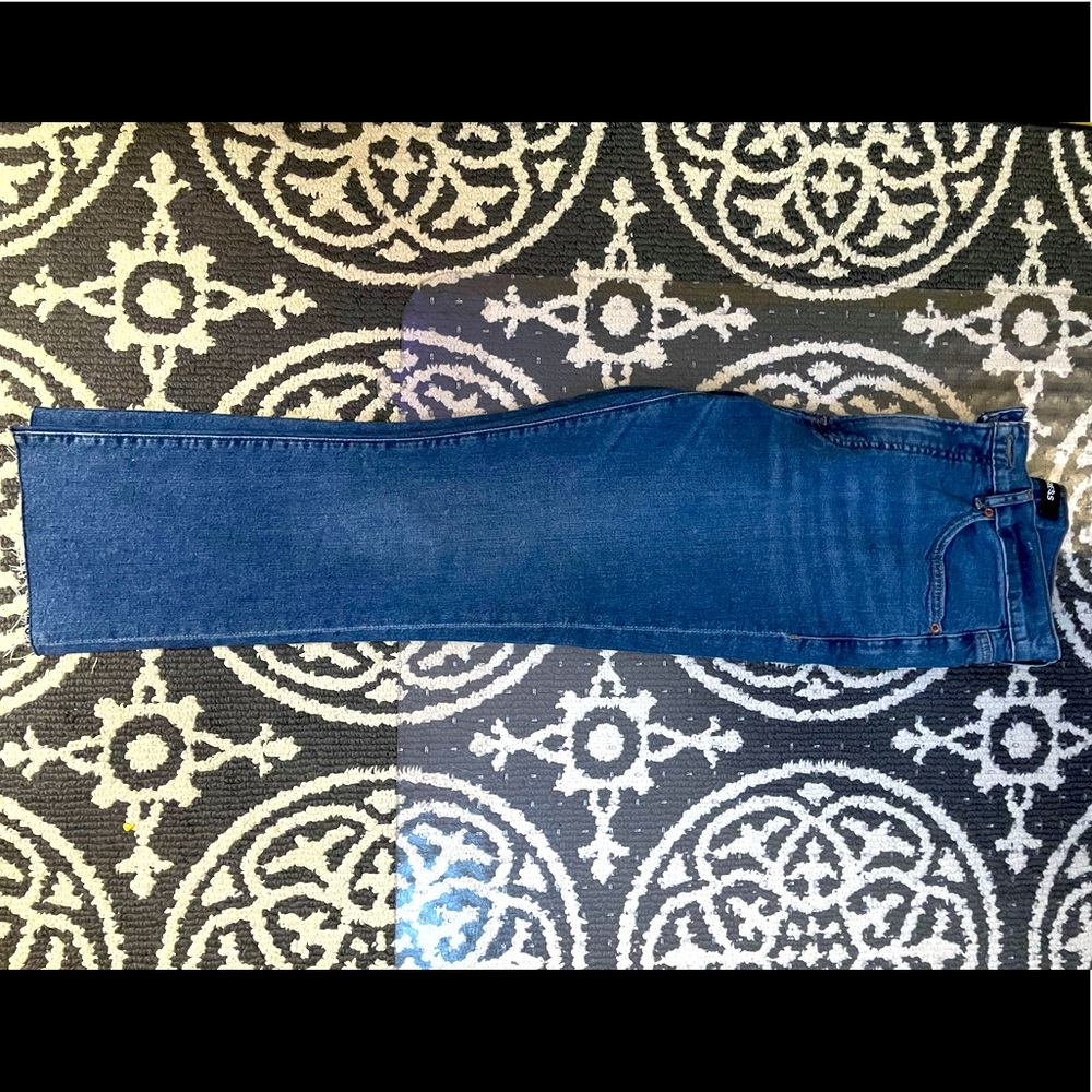 Express high waisted cropped flare